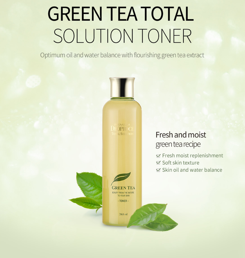 Premium Green Tea Total Solution Toner 260ml