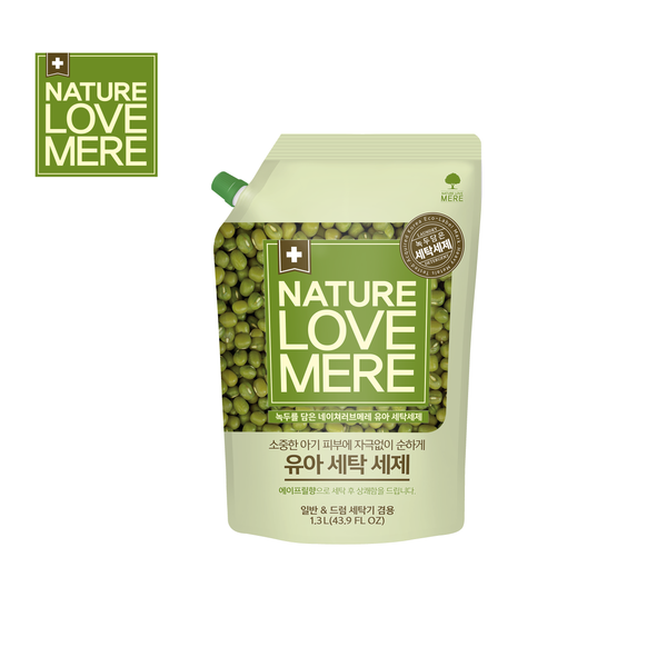NATURE LOVE MERE Mungbean Baby Laundry Detergent Refill Type 1,300ml