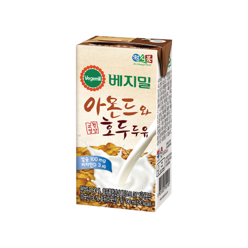 Vegemil Almond and Walnut Soymilk 190ml x 48pack