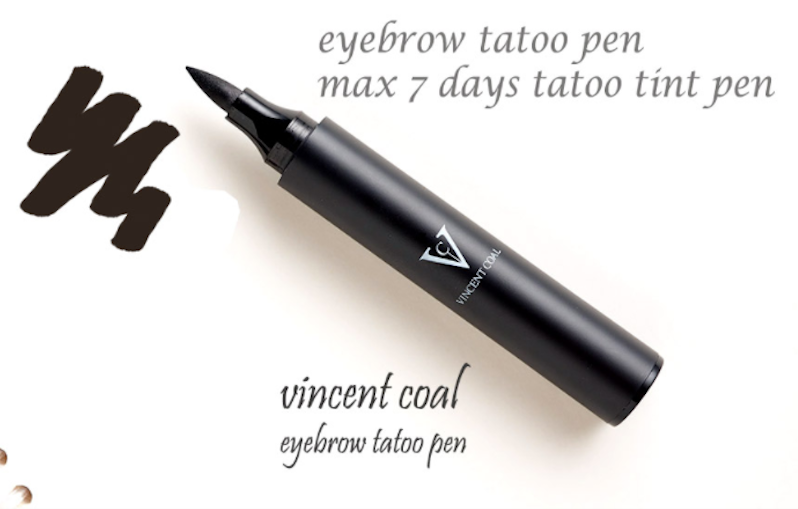 VINCENT COAL Professional Manual Tattoo Pen - Deep Brown