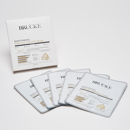 BRUCKE Keep Cooling Foilgel Lifting Mask - Pack of 5 - Dotrade Express. Trusted Korea Manufacturers. Find the best Korean Brands