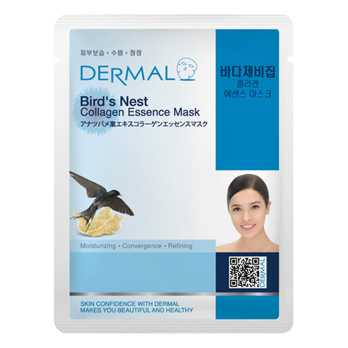 DERMAL Bird's Nest Collagen Essence Mask 10 Pieces - Dotrade Express. Trusted Korea Manufacturers. Find the best Korean Brands