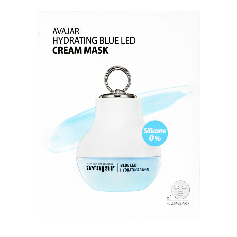 AVAJAR HYDRATING Blue LED Cream MASK (5EA) - Dotrade Express. Trusted Korea Manufacturers. Find the best Korean Brands