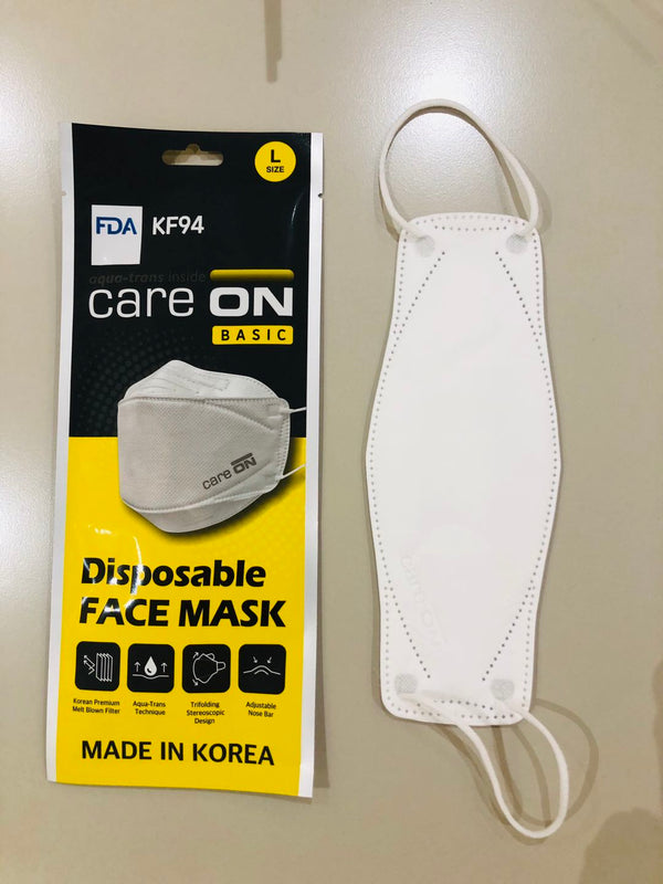 CARE ON Mask KF94, FDA (White)