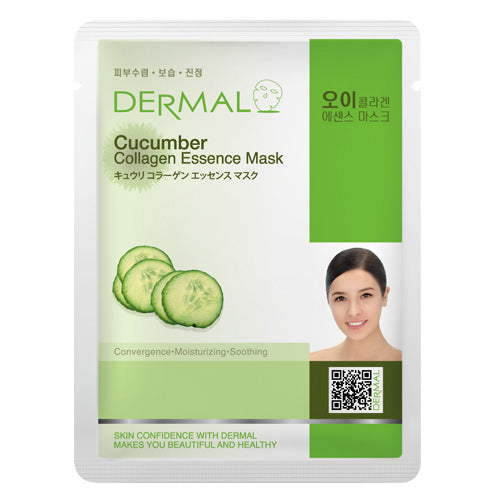 DERMAL Cucumber Collagen Essence Mask 10 Pieces - Dotrade Express. Trusted Korea Manufacturers. Find the best Korean Brands