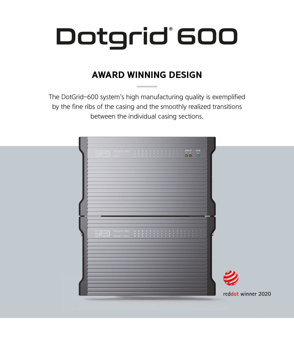 ERED Dotgrid600 Solar-powered multi purpose energy supply system