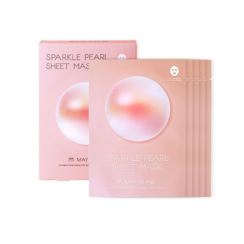 MAY ISLAND Sparkle Pearl Sheet Mask (5 Sheets * 30g)