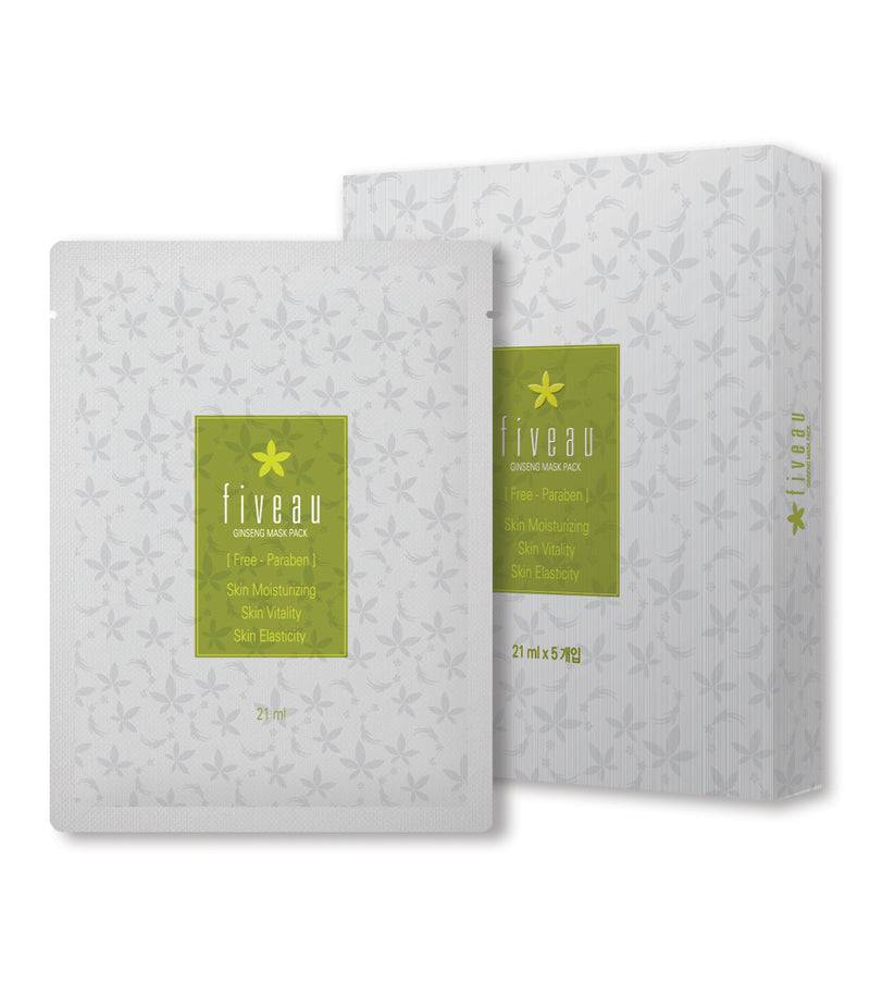 CFDA Fiveau Ginseng Mask Sheets - Pack of 10 - Dotrade Express. Trusted Korea Manufacturers. Find the best Korean Brands