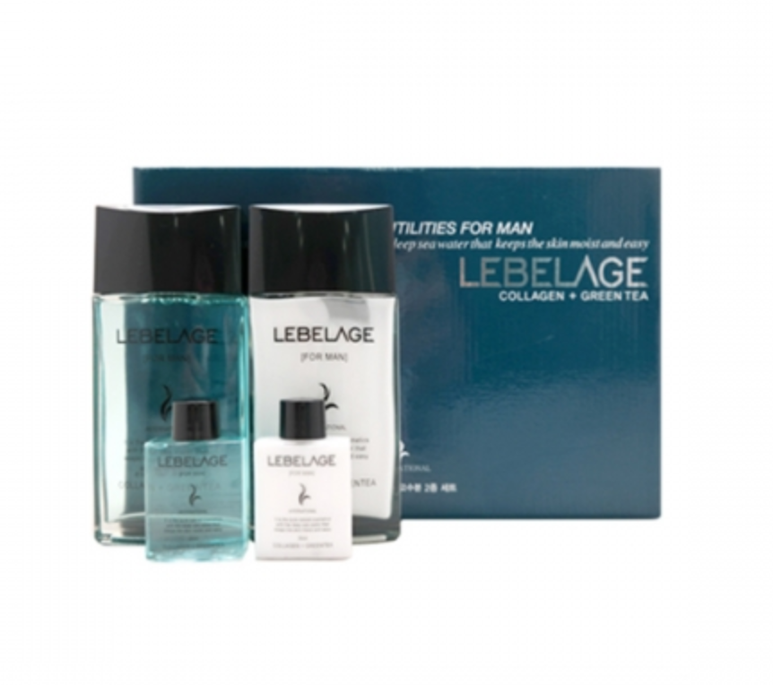 LEBELAGE Collagen + Green Tea Skincare For Men 2-piece set - Dotrade Express. Trusted Korea Manufacturers. Find the best Korean Brands