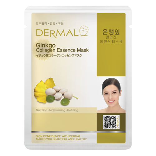 DERMAL Ginkgo Collagen Essence Mask 10 Pieces - Dotrade Express. Trusted Korea Manufacturers. Find the best Korean Brands