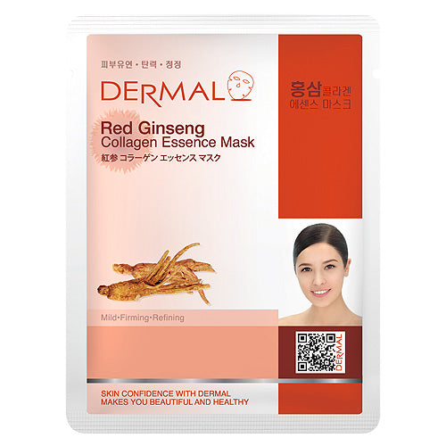 DERMAL Red Ginseng Collagen Essence Mask 10 Pieces - Dotrade Express. Trusted Korea Manufacturers. Find the best Korean Brands