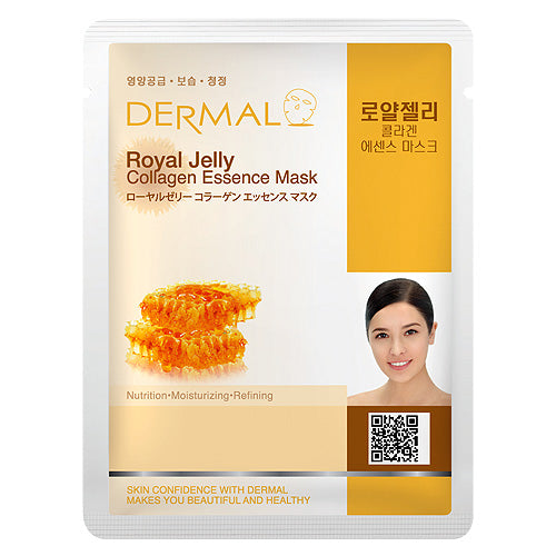 DERMAL Royal Jelly Collagen Essence Mask 10 Pieces - Dotrade Express. Trusted Korea Manufacturers. Find the best Korean Brands