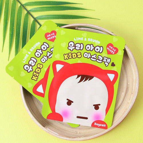 DAYCELL Lime&Brown Kids Mask Sheet - Dotrade Express. Trusted Korea Manufacturers. Find the best Korean Brands