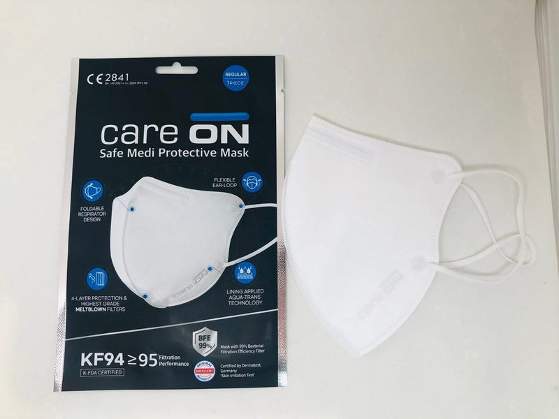 Careon 4-Layer Safe Medi Protective Mask CE FFP2 KF94 Mask 2D BPE 99%
