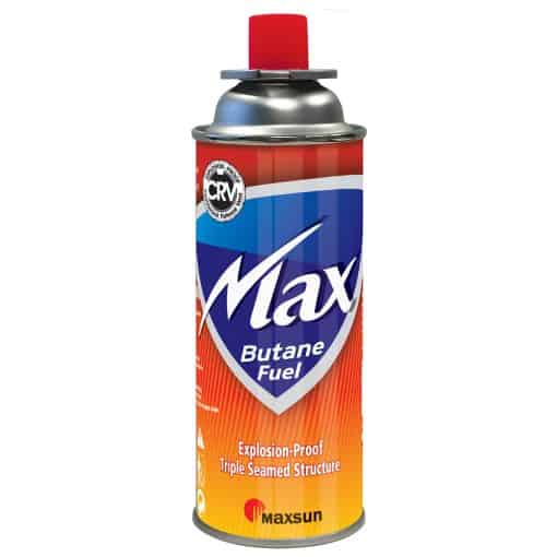 MAX BUTANE GAS CARTRIDGE 220G Normal Butane 100%