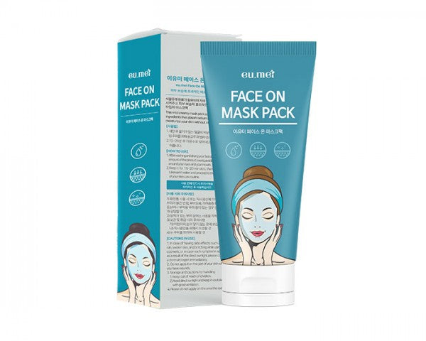 eu.mei Face on mask pack 100g | Add 5 patented ingredients, wheat germ extract, which has antibacterial and anti-inflammatory effects
