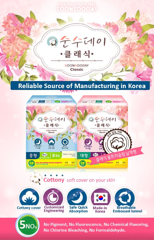SOONSOODAY Classic Sanitary Pad - Pack of 20