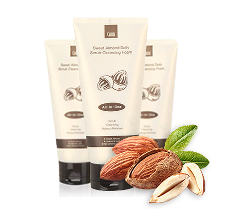CANA Sweet Almond Daily Scrub Foam Cleanser - Dotrade Express. Trusted Korea Manufacturers. Find the best Korean Brands