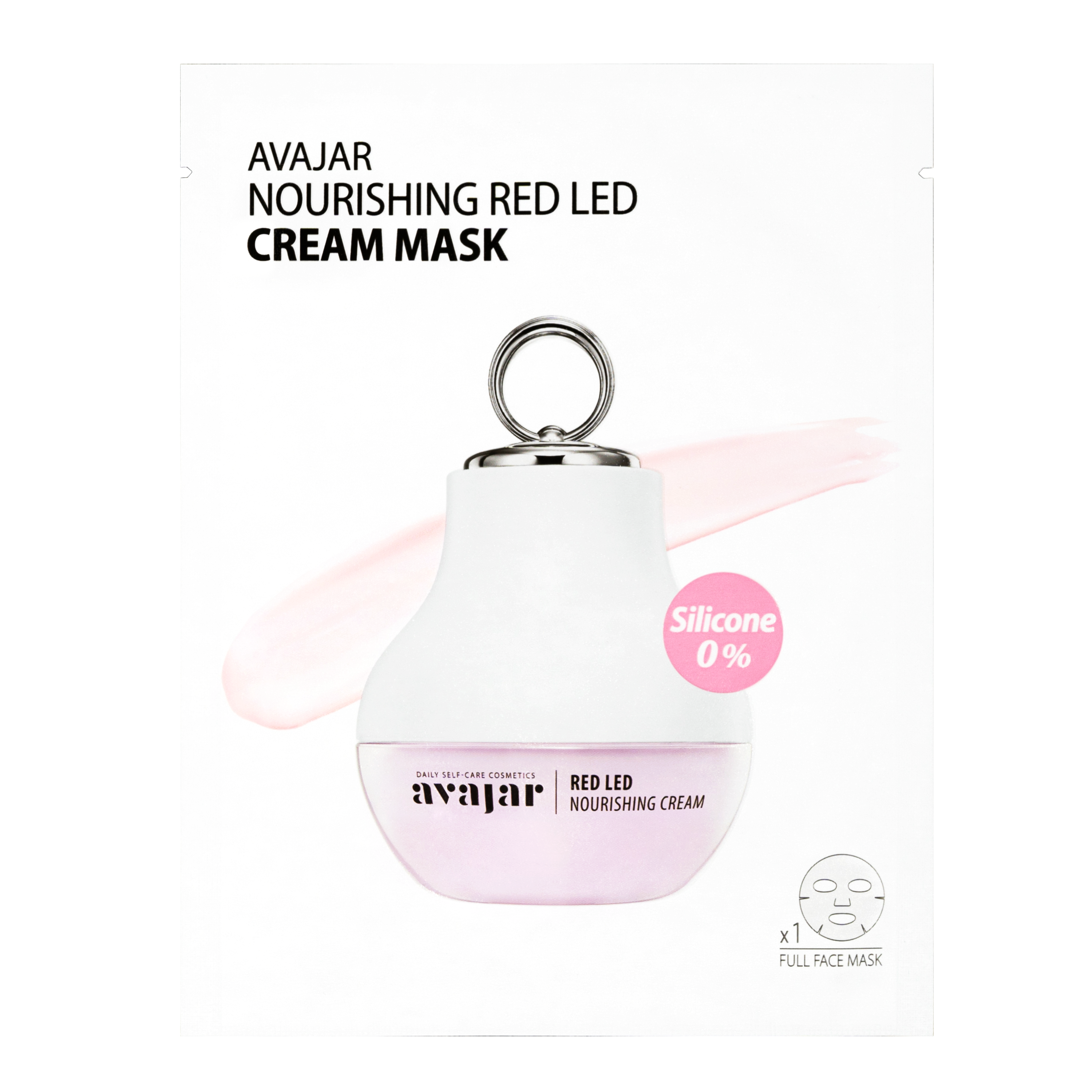 AVAJAR NOURISHING Red LED Cream MASK (5EA) - Dotrade Express. Trusted Korea Manufacturers. Find the best Korean Brands