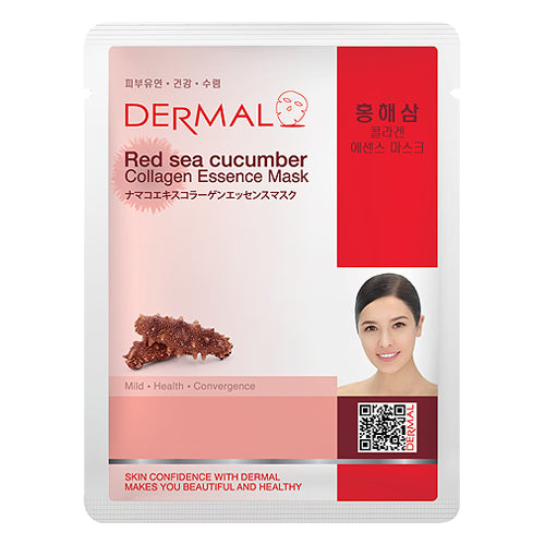 DERMAL Red Sea Cucumber Collagen Essence Mask 10 Pieces - Dotrade Express. Trusted Korea Manufacturers. Find the best Korean Brands