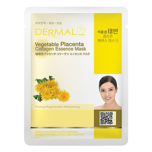 DERMAL Vegetable Placenta Collagen Essence Mask 10 Pieces - Dotrade Express. Trusted Korea Manufacturers. Find the best Korean Brands