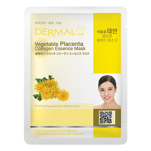 DERMAL Vegetable Placenta Collagen Essence Mask 10 Pieces - Dotrade Express. Trusted Korea Manufacturers. Find the best Korean Brands