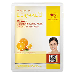 DERMAL Vitamin Collagen Essence Mask 10 Pieces - Dotrade Express. Trusted Korea Manufacturers. Find the best Korean Brands