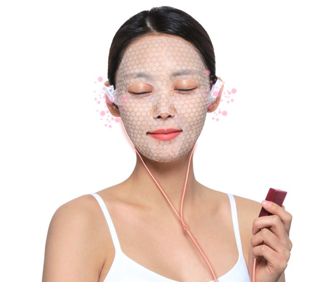 ZOYSH Home DR+ ION MASK Set (Face Mask Machine 8 Sheet + Device 1 pcs + Cable 1 pcs )